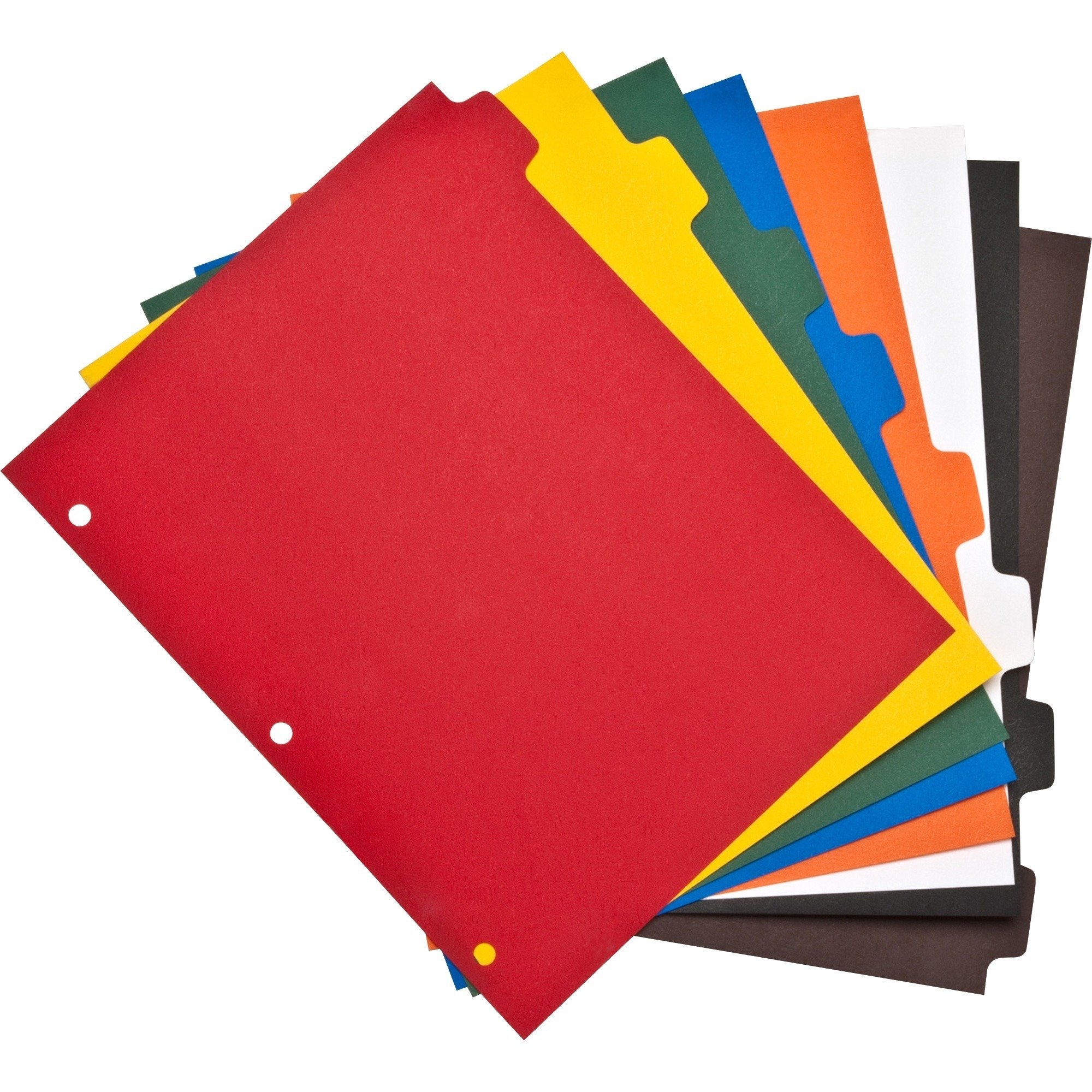Macbook Air 15 Inch Case 8 Tab Color Poly 16 Sheet Set For 3 Ring Binders Extra Durable For School Office Index Dividers