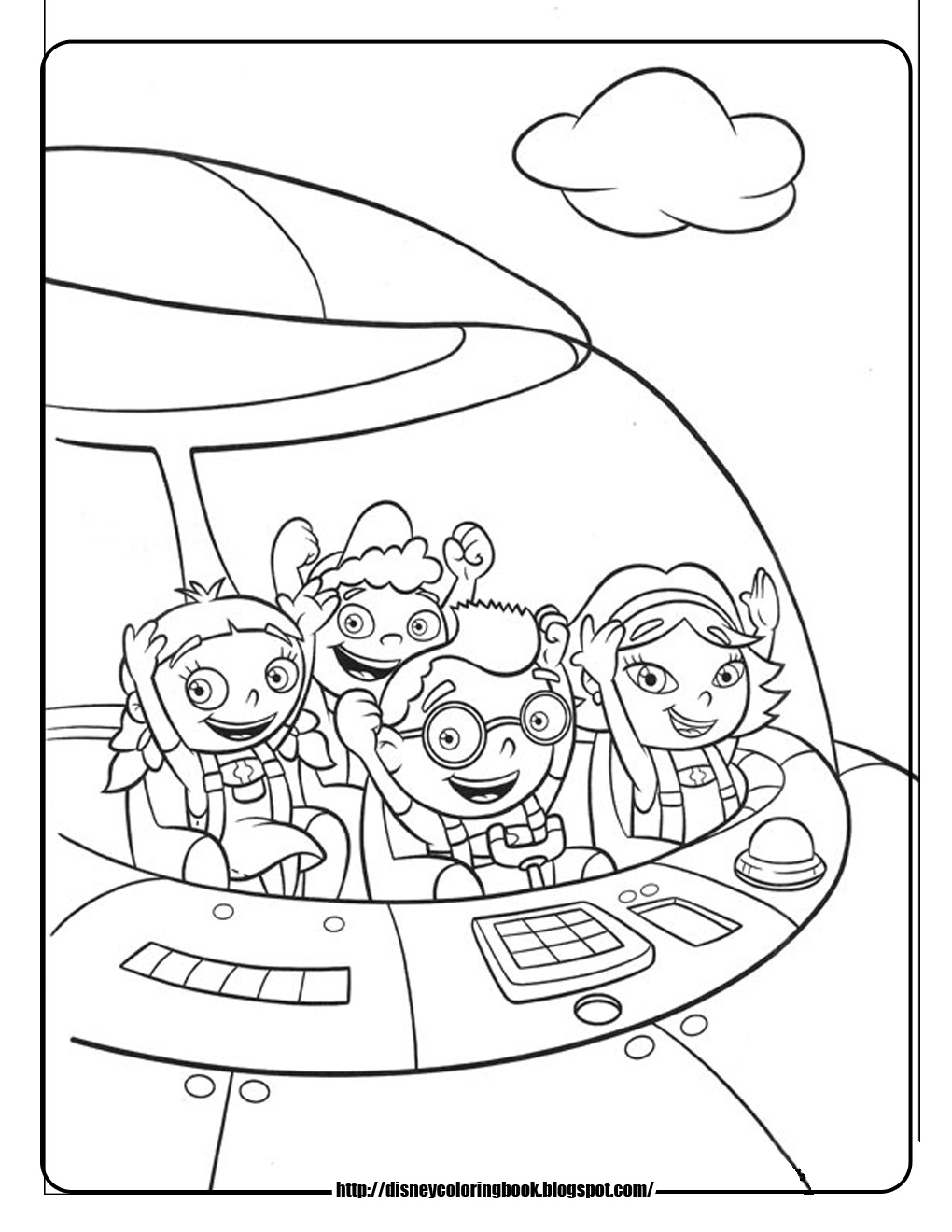 little einsteins coloring pages annie
