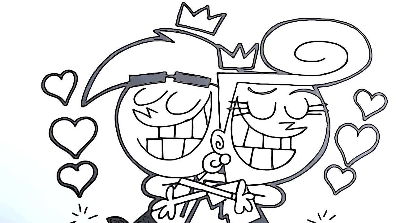 Magical Coloring Box Fairly OddParents Characters Coloringpages YouTube