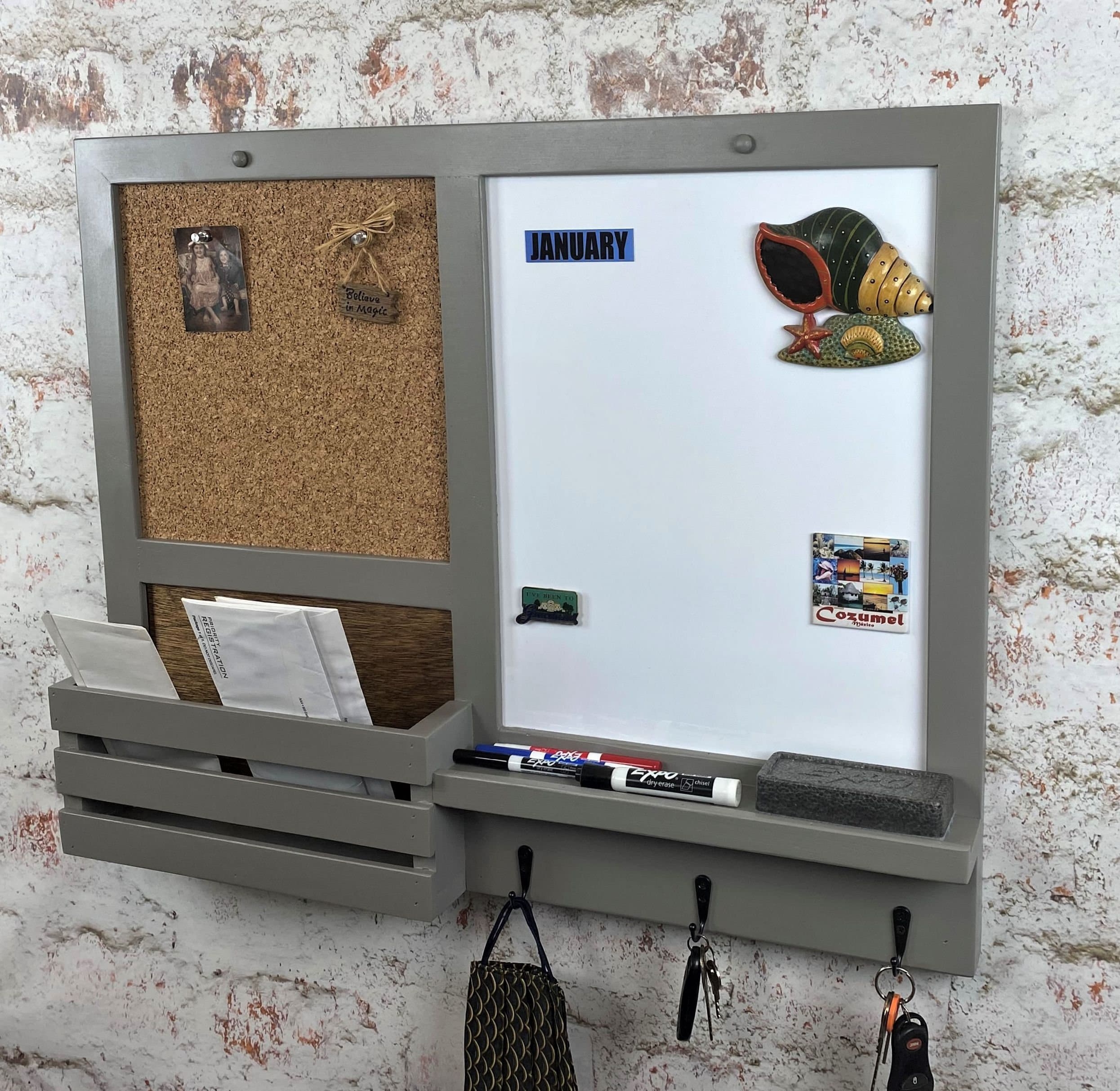 dry erase and cork board
