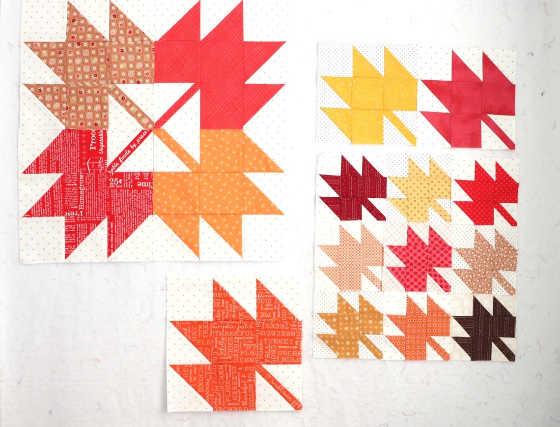 free printable maple leaf quilt pattern