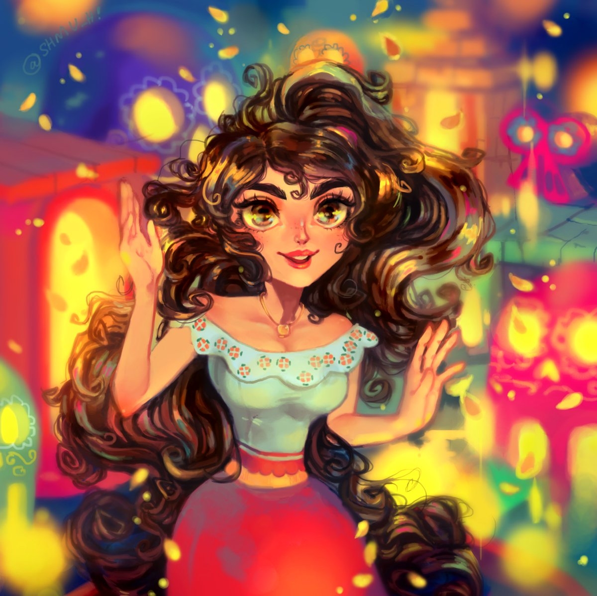 Maria Posada From Book Of Life Which I Finally Watched The Other Day Gotta Lov Painting Those COLORS 