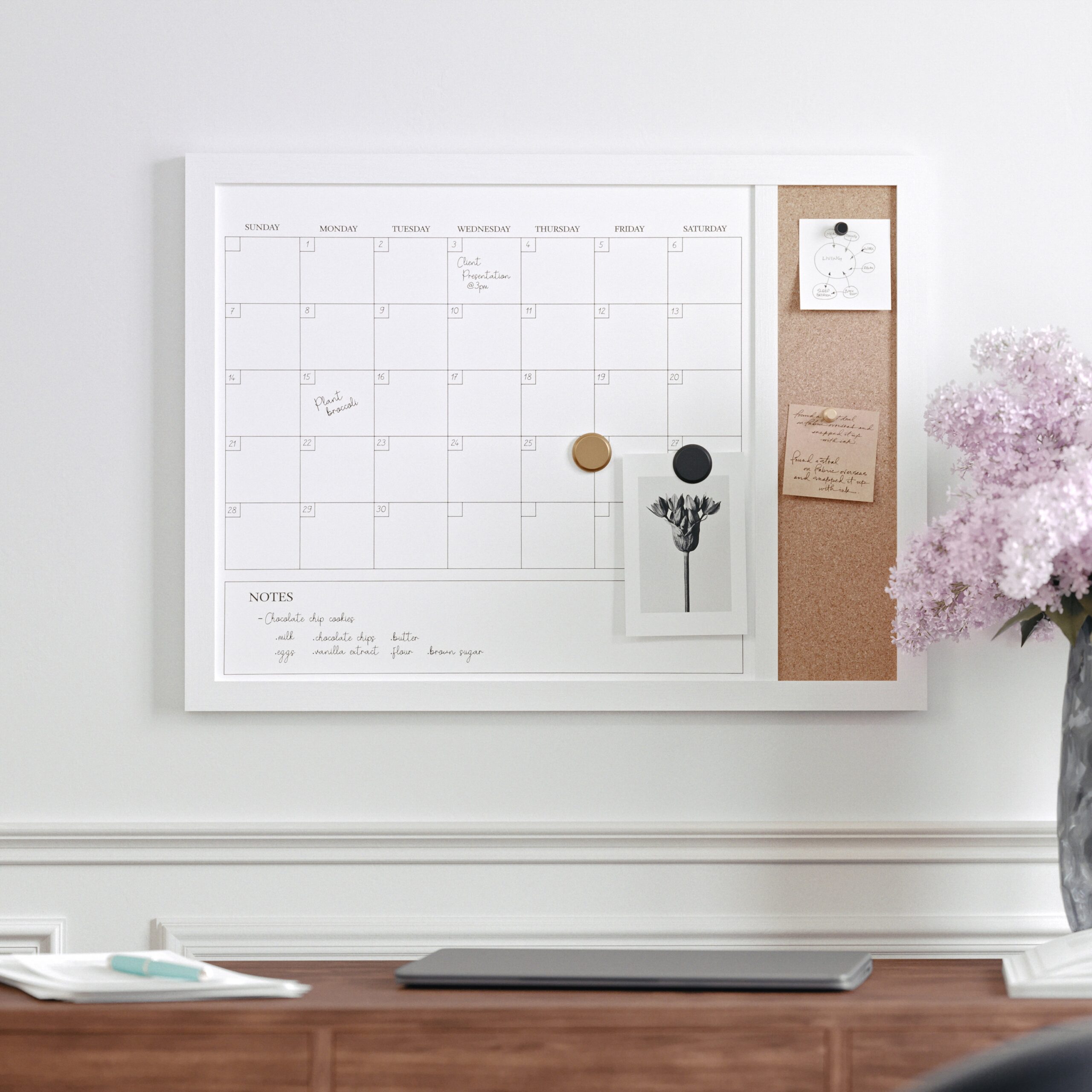 dry erase monthly calendar