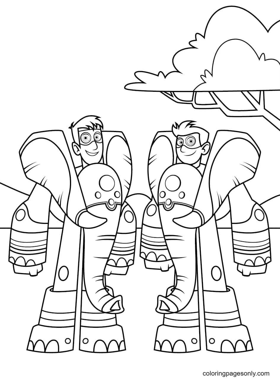 Martin Kratt Coloring Page
