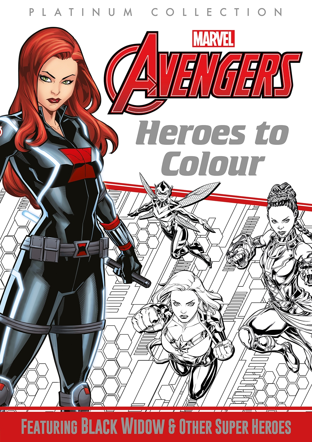 Marvel Black Widow Platinum Colouring Igloo Books