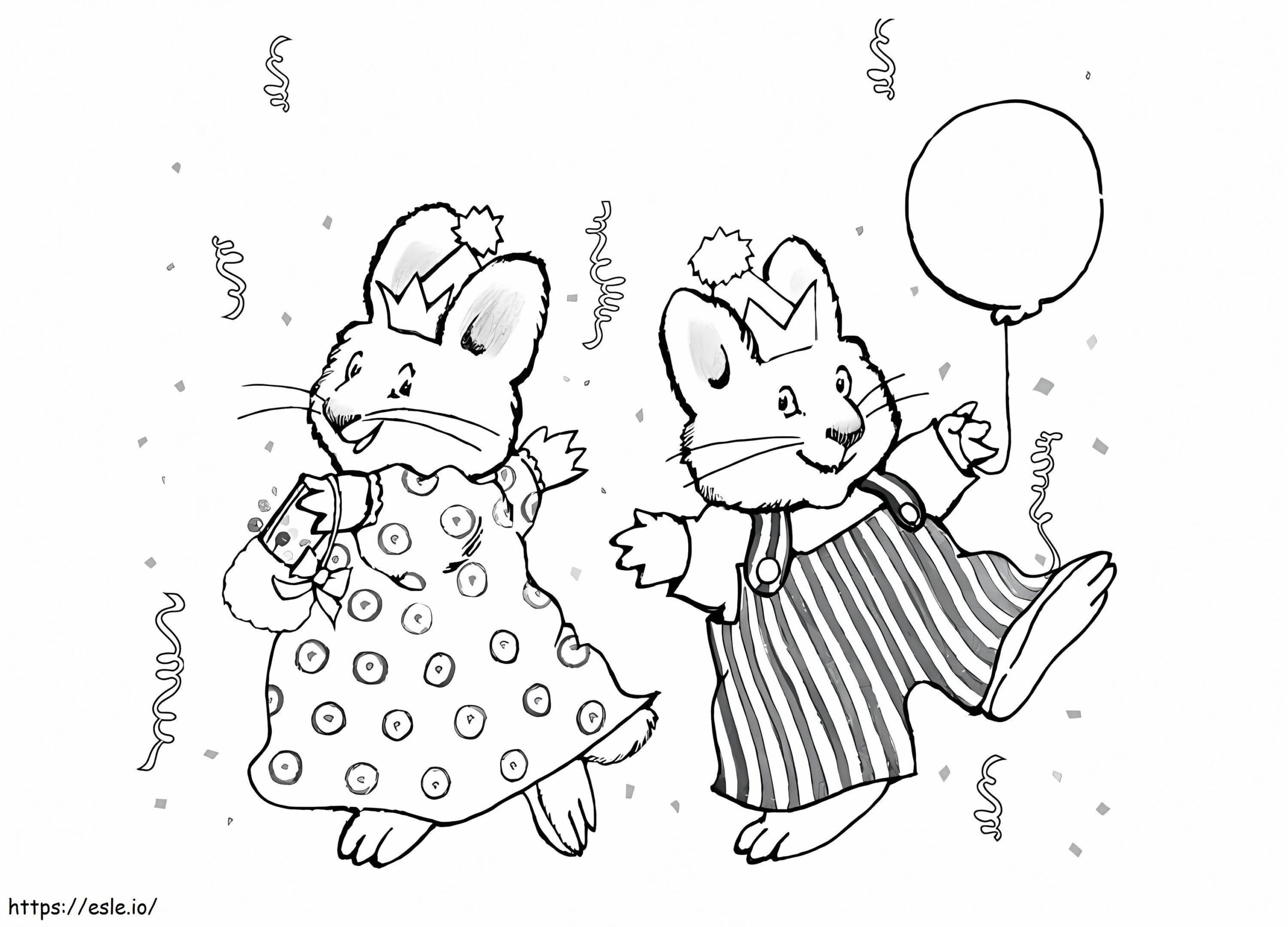 coloring pages max and ruby