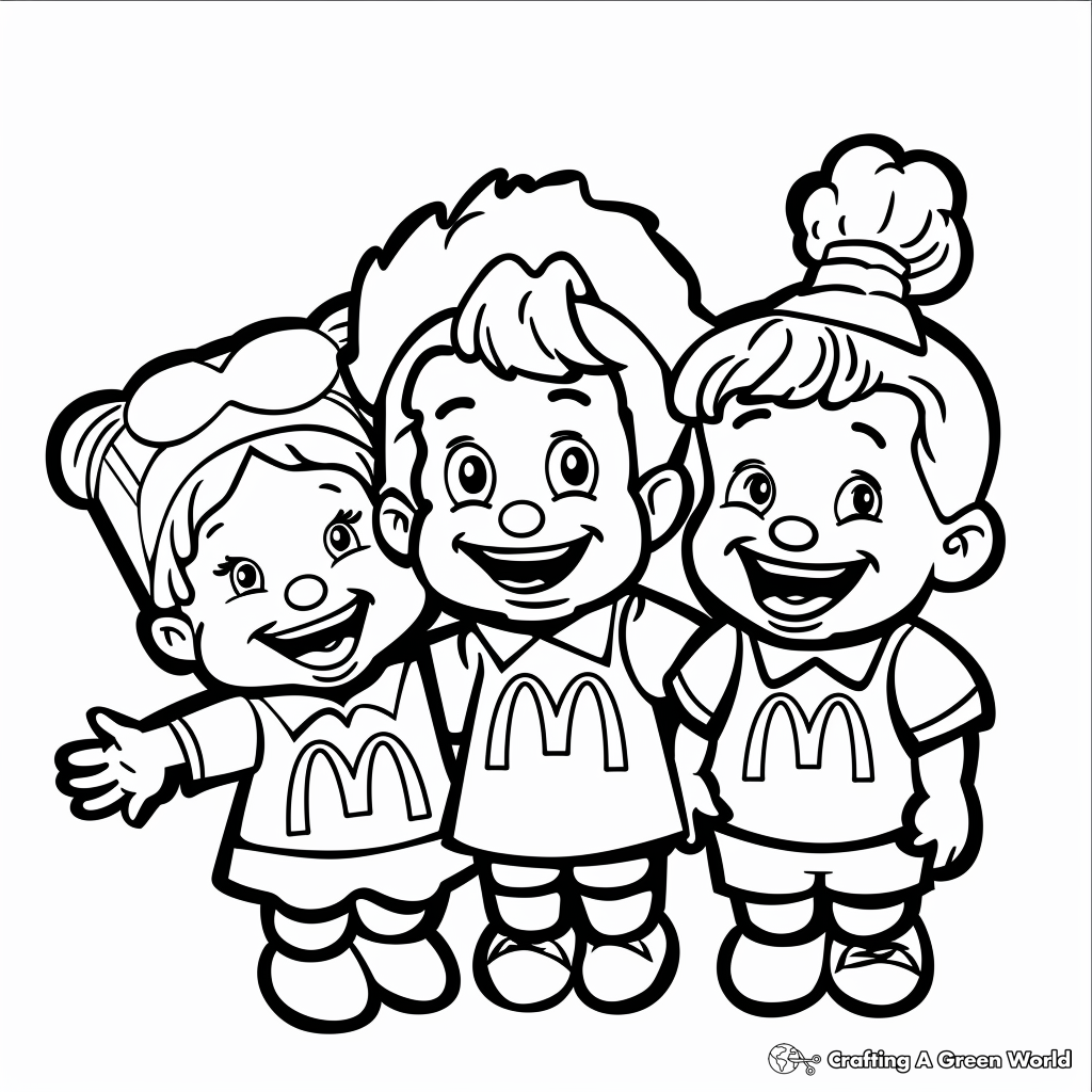McDonald s Coloring Pages Free Printable 