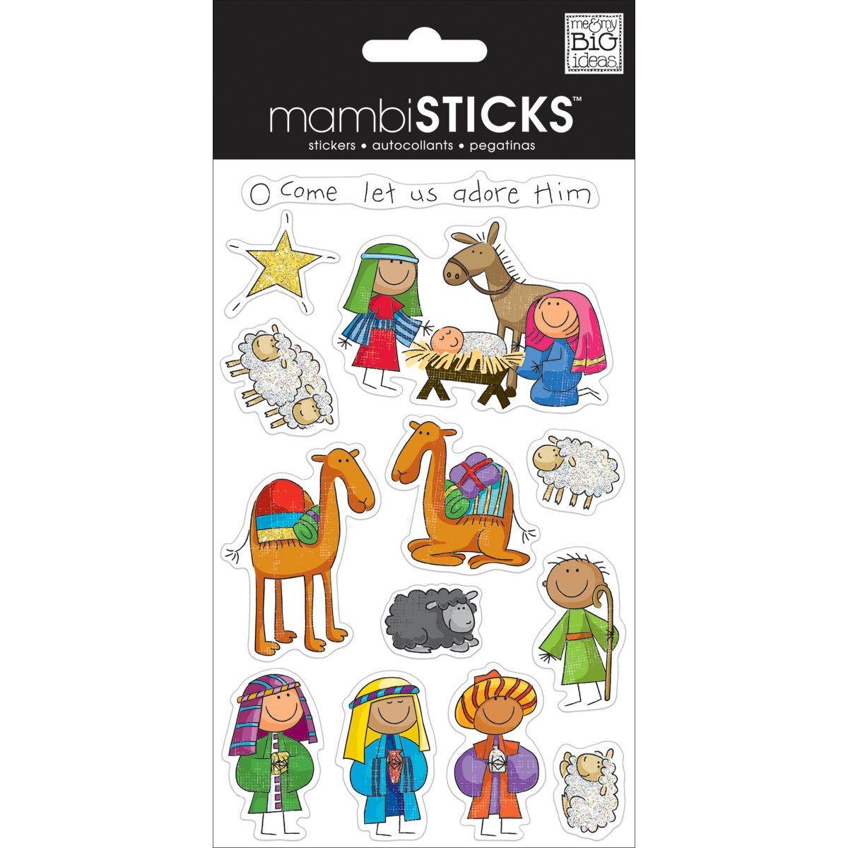 Me My Big Ideas Mini Stickers 3 Pkg Nativity 673807978751