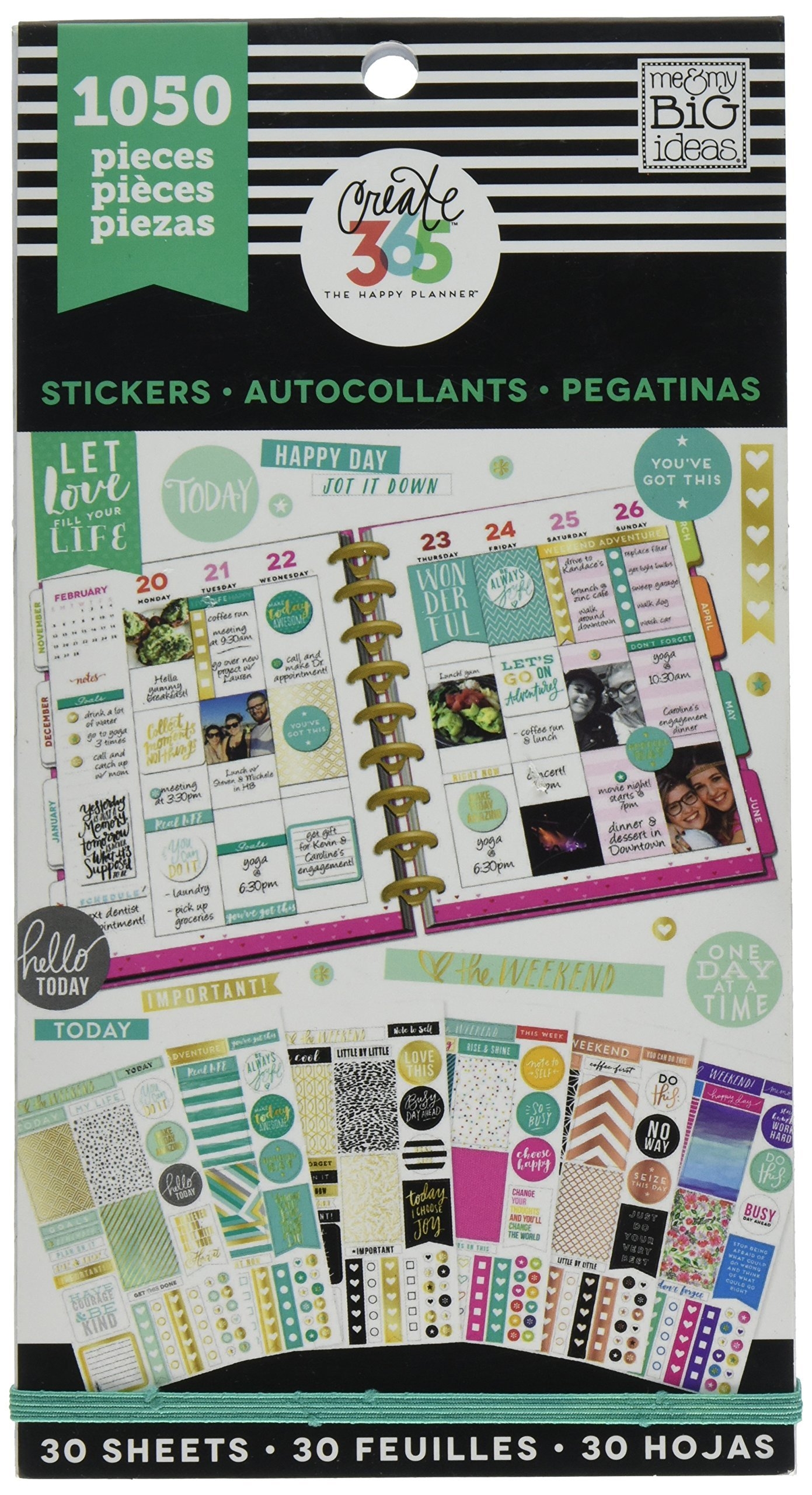 Me My BIG Ideas Sticker Value Pack The Happy Planner Scrapbooking Supplies EBay