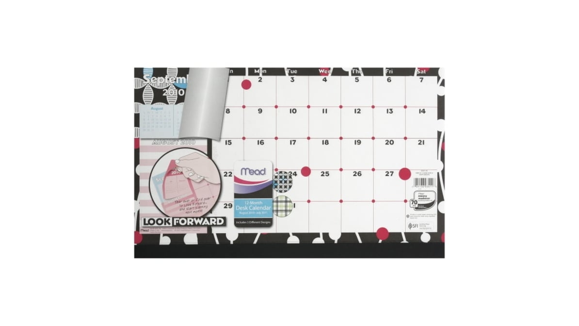 Mead 12 Month Desk Calendar Delivery Near Me Doordash