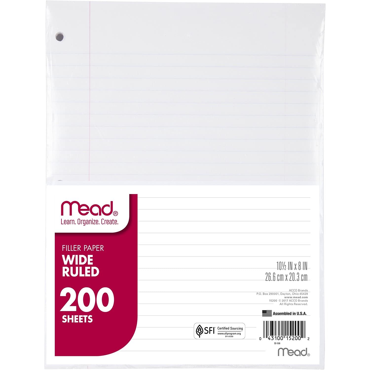 loose leaf binder paper