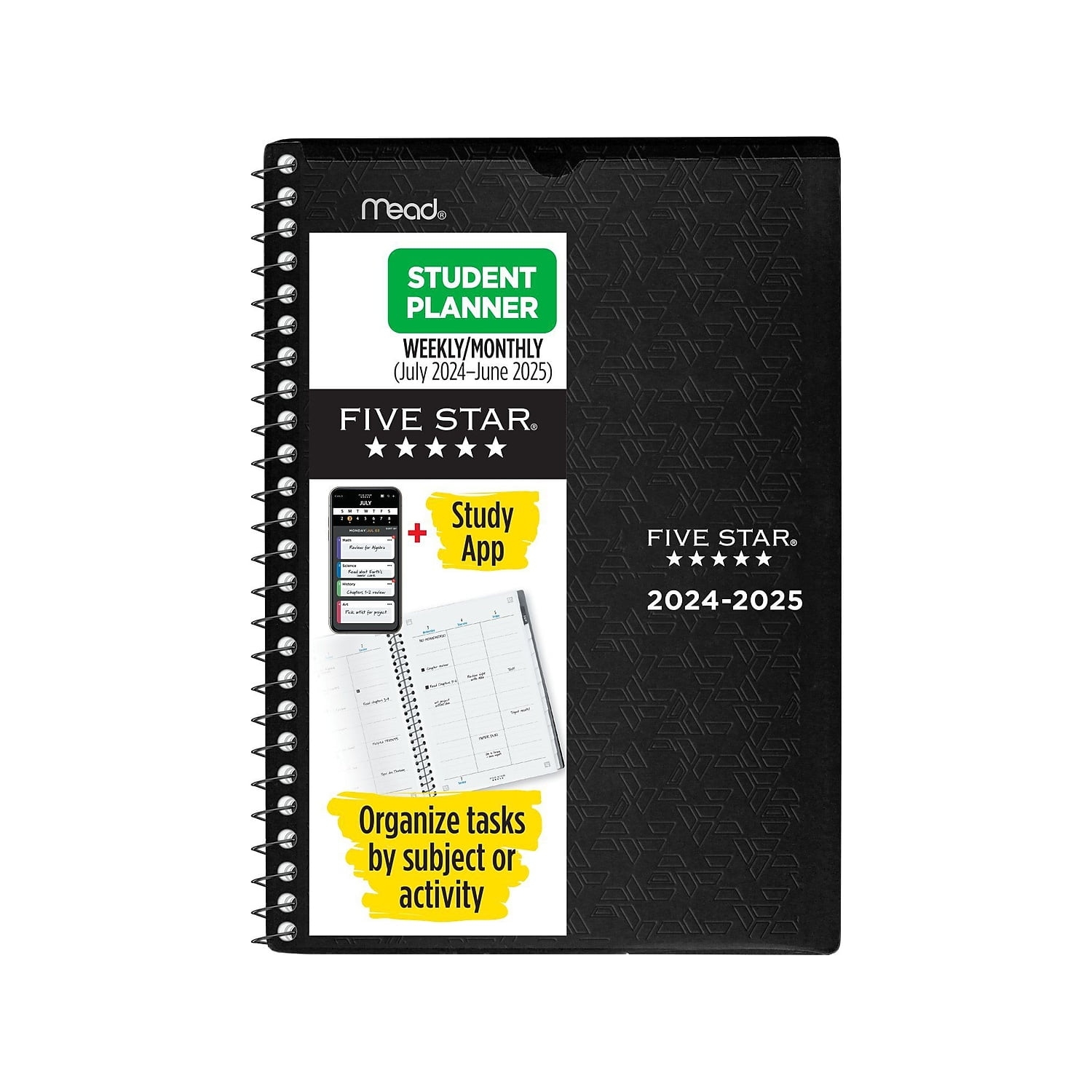 Mead Five Star Student Academic Planner caw45100 Walmart