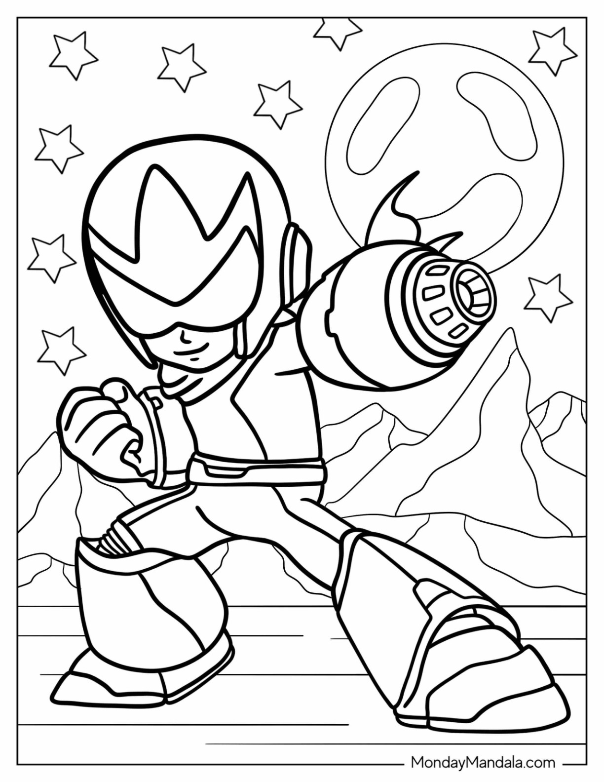 mega man coloring sheets