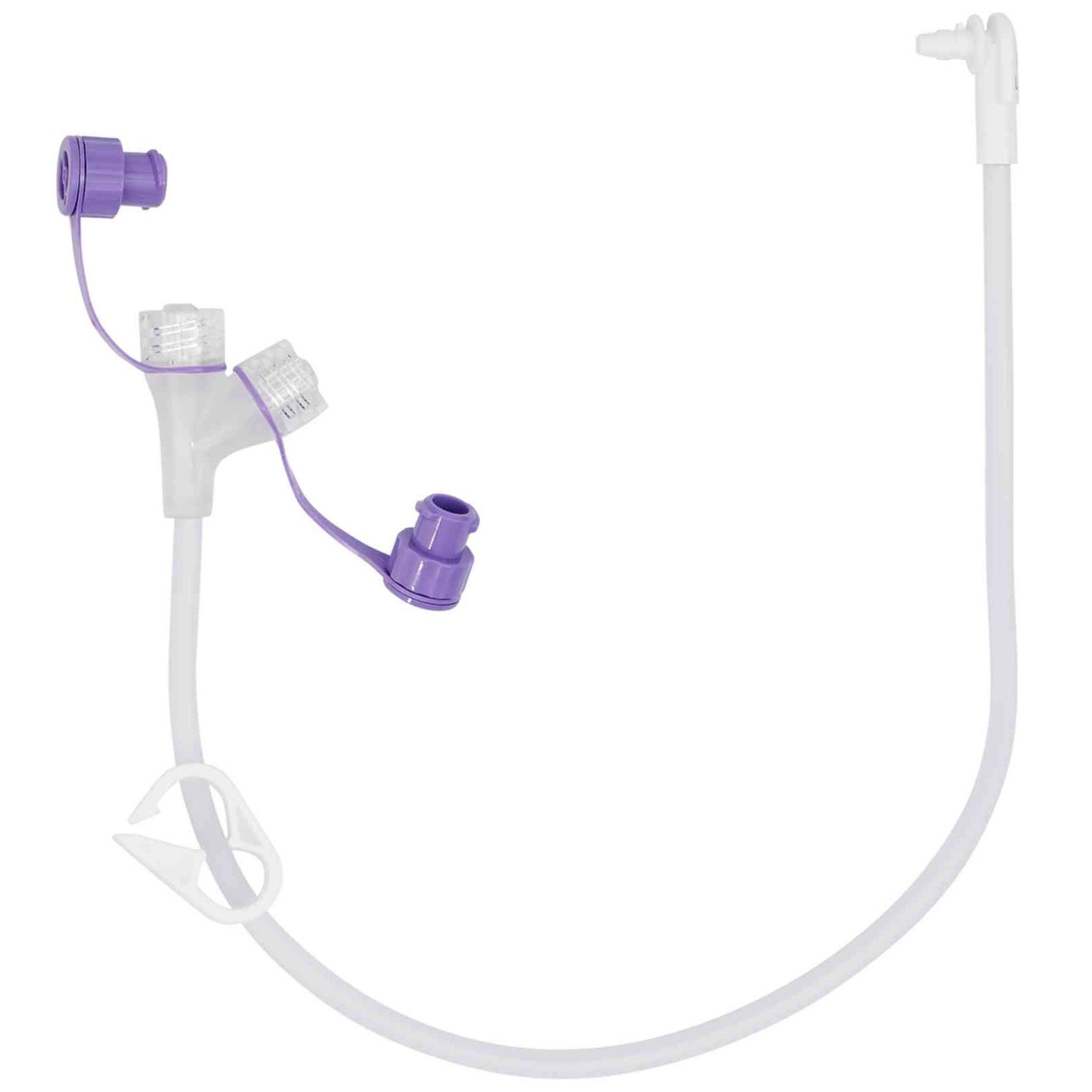 MIC KEY Continuous Feed Extension Set Right Angle And 2 Port Y ENFit Connectors