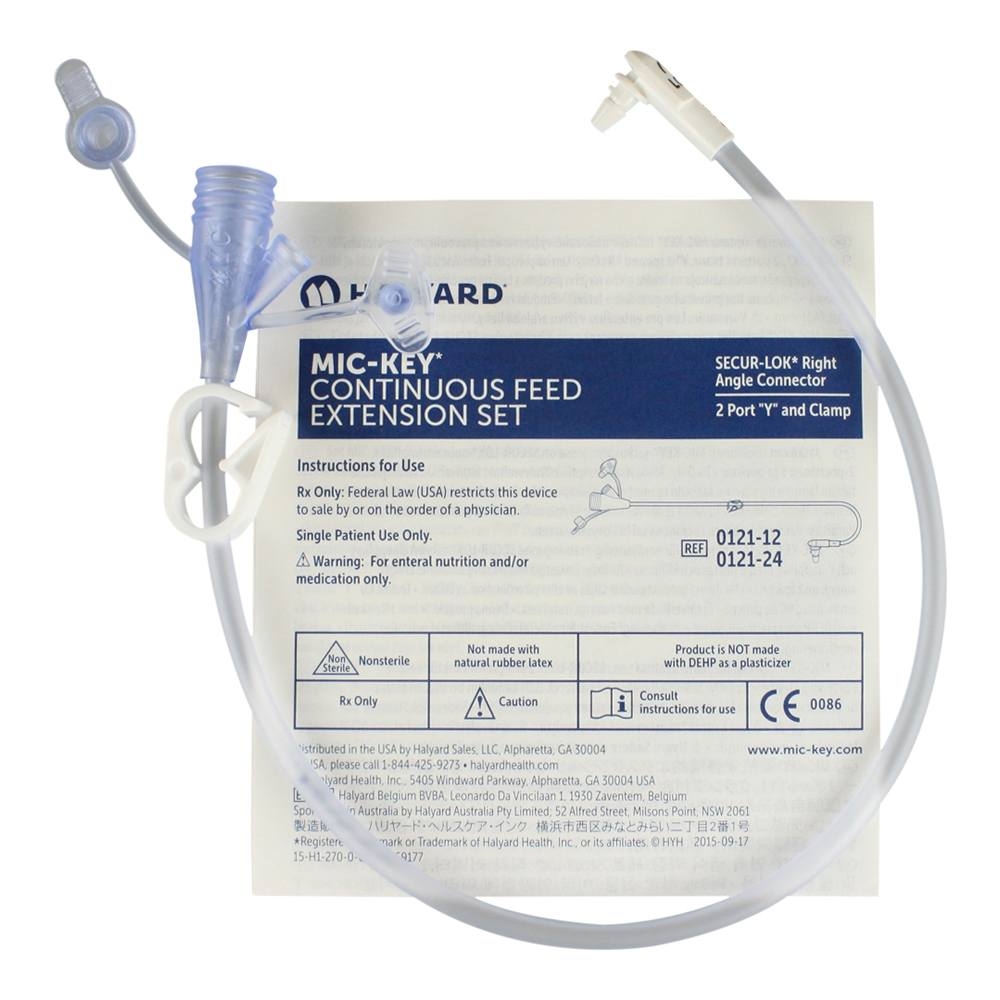 MIC KEY Continuous Feed Extension Set
