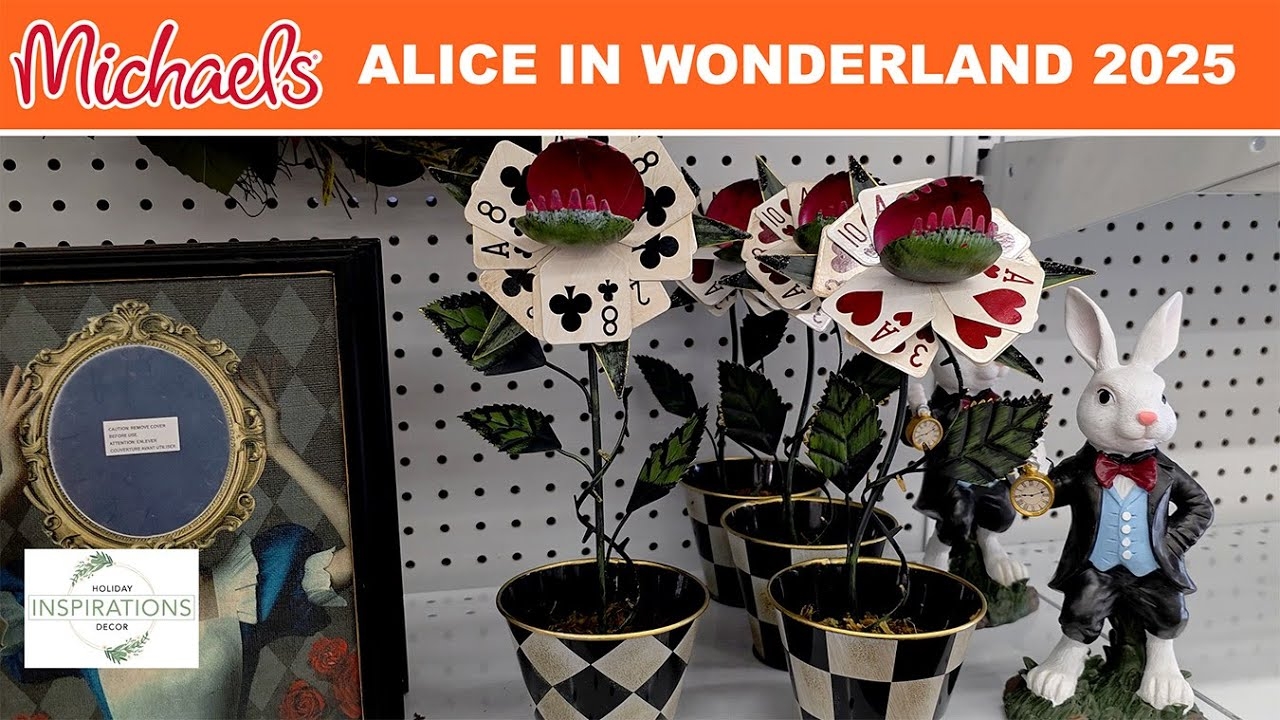 MICHAEL S Alice In Wonderland Halloween Decor 2025 YouTube