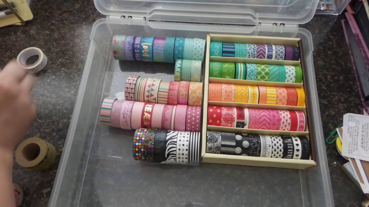 Michaels 4 Washi Organizer YouTube