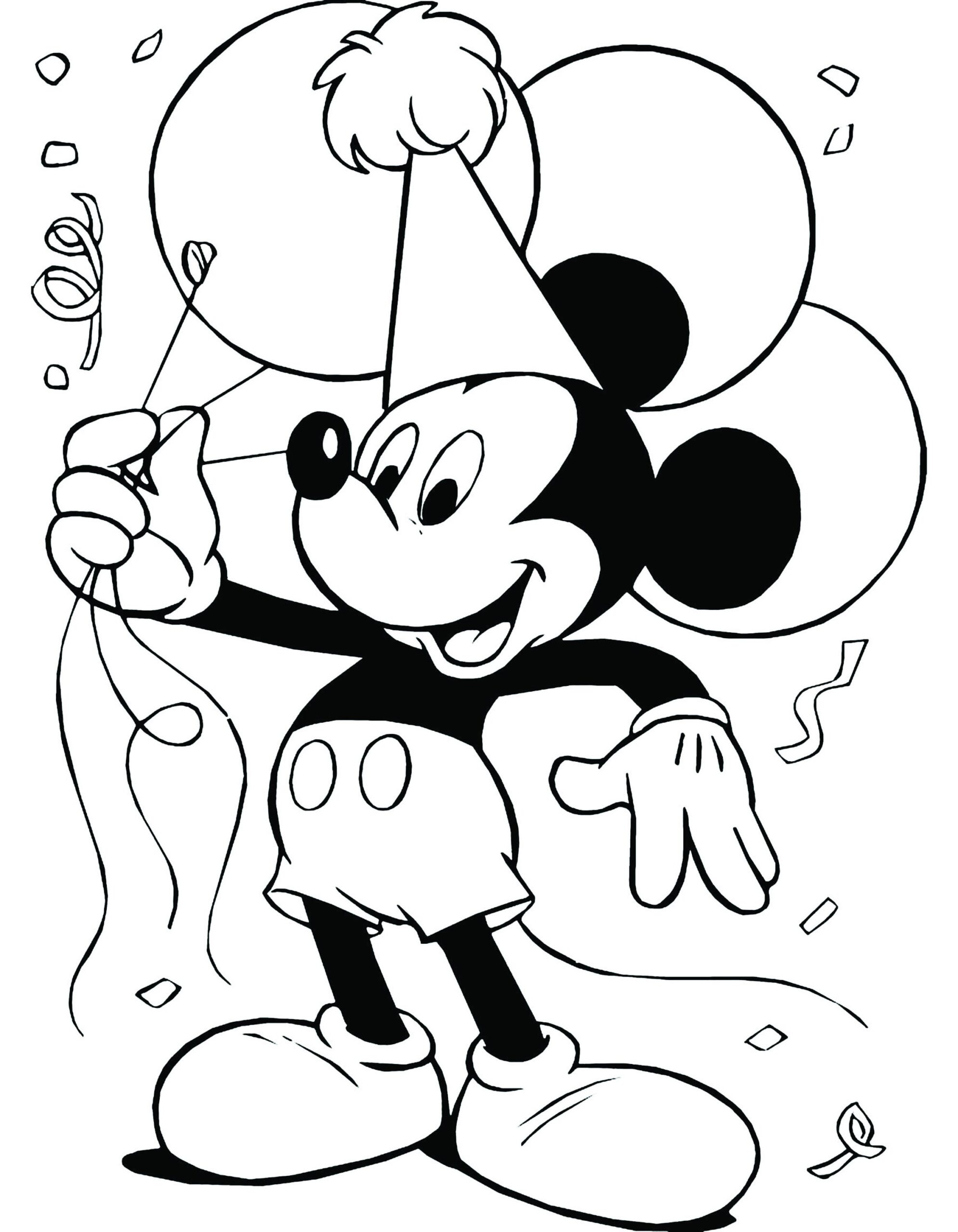 mickey mouse coloring pages