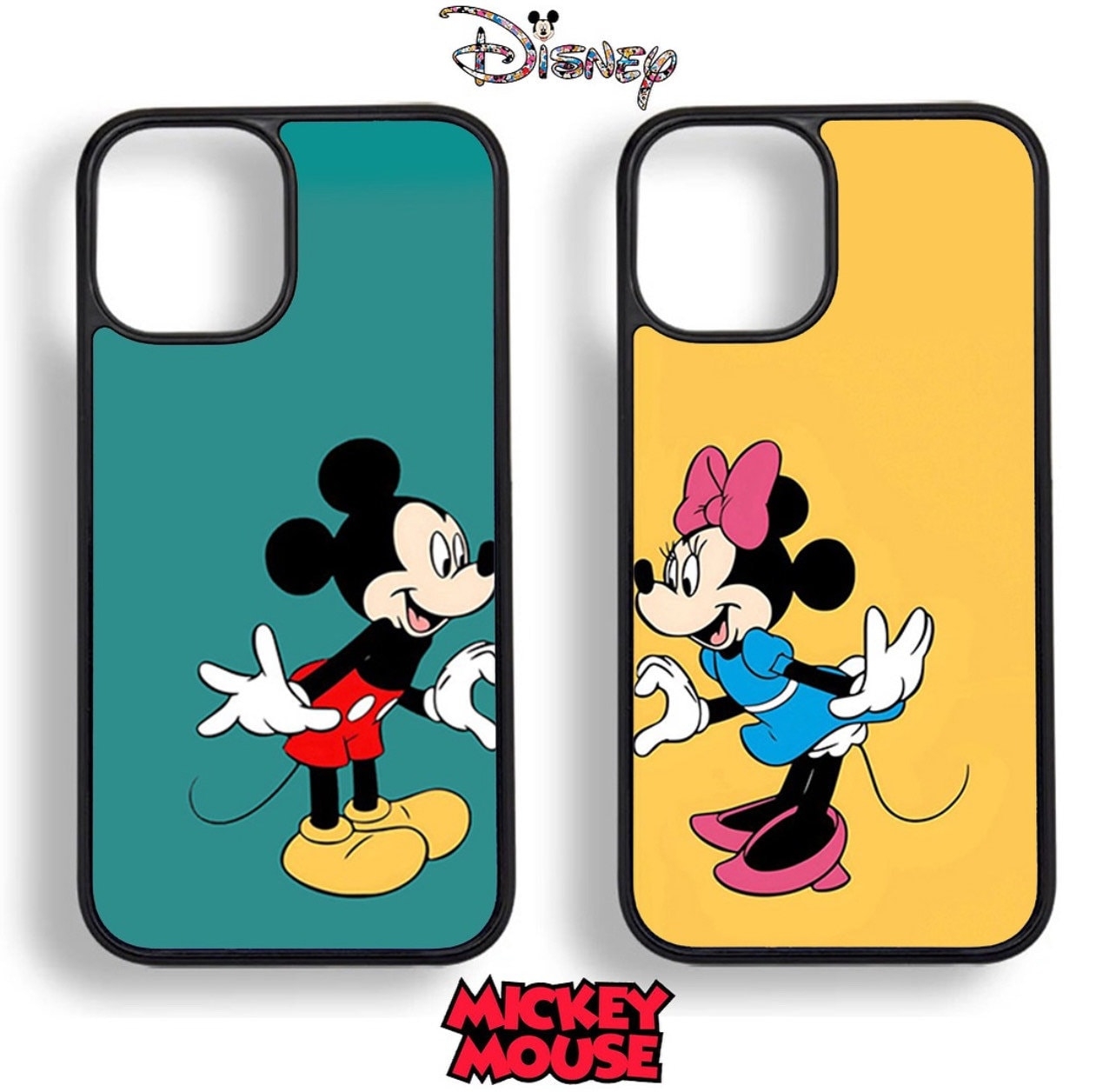 Mickey And Minnie Matching IPhone Cute Cases For IPhone 17 16 15 14 13 12 11 Pro Max IPhone XR X XS Iphoneplus IPhone Se Gift For Couples Etsy