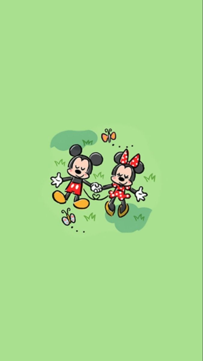 Mickey And Minnie Mouse Cute Wallpaper