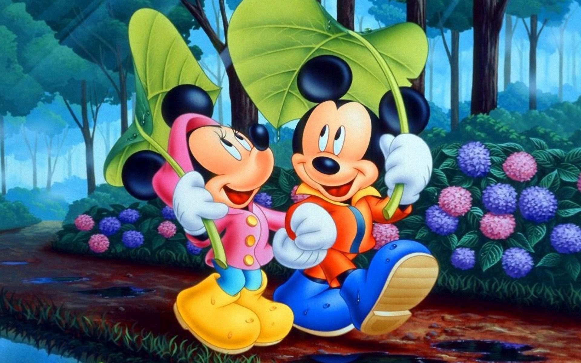 minnie and mickey mouse wallpaper