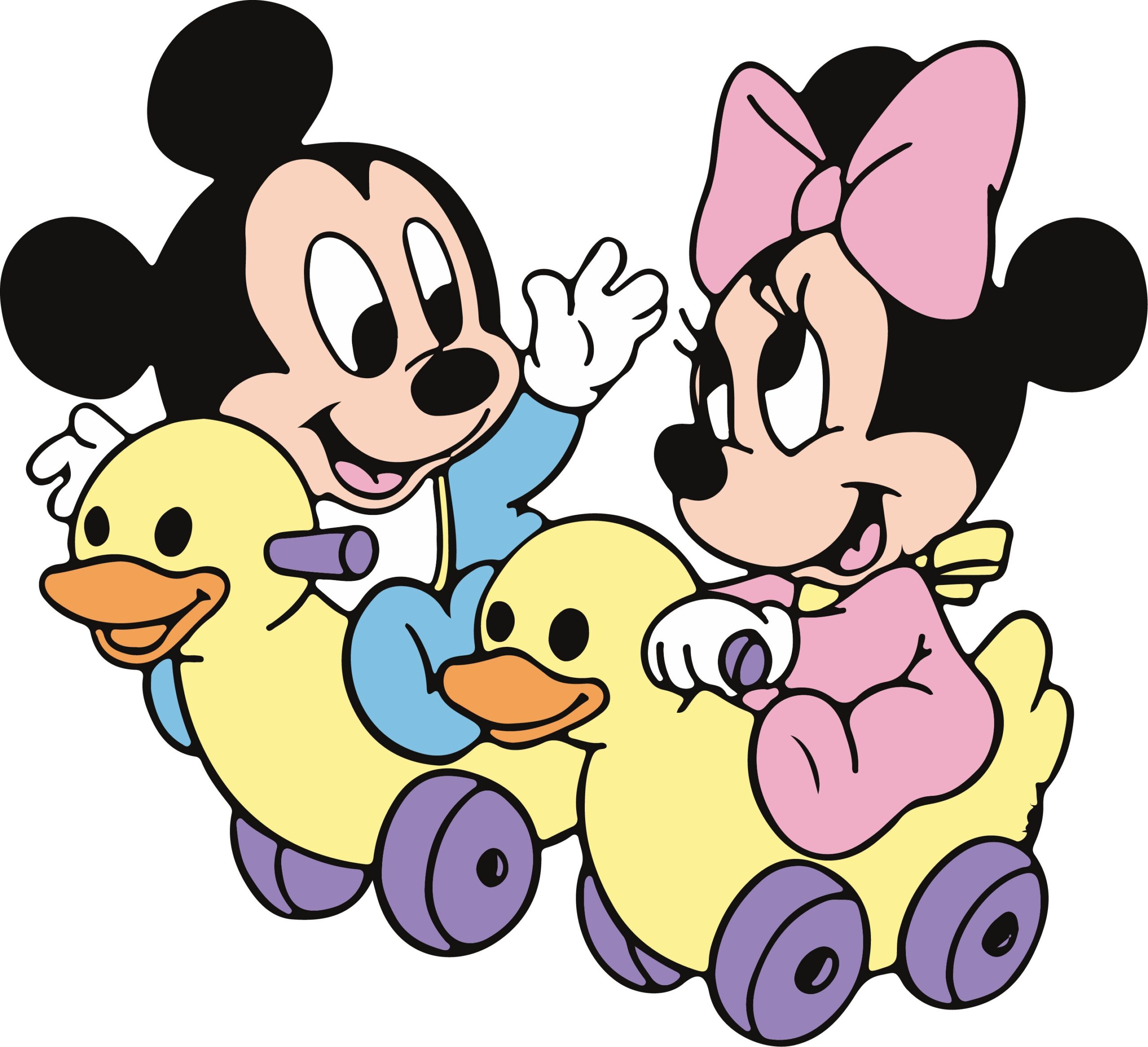 Mickey Minnie Mouse Baby Multilayer Svg File Png Jpeg Dxf Al Eps Etsy