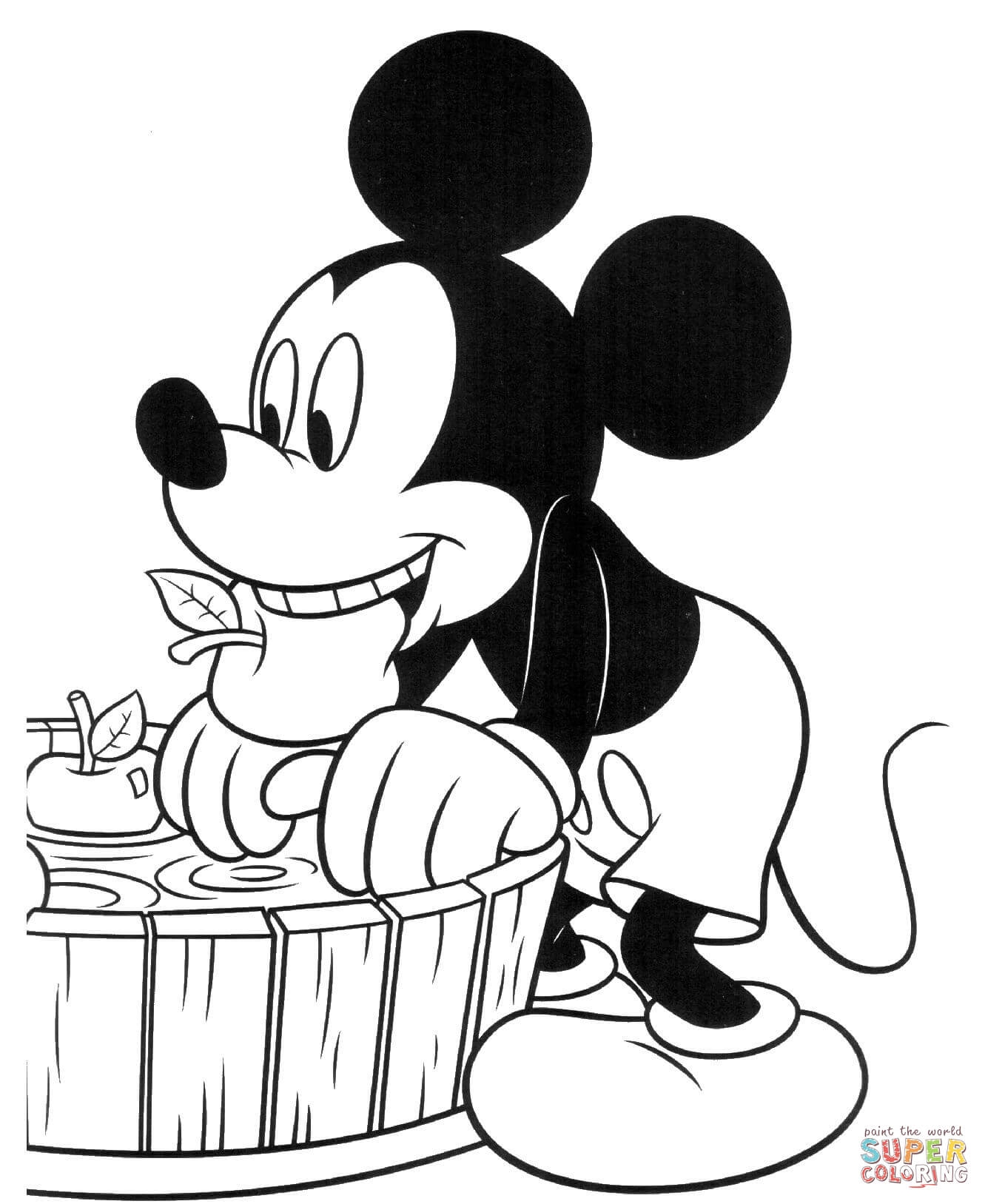 Mickey Mouse 25 Free Printable Coloring Pages