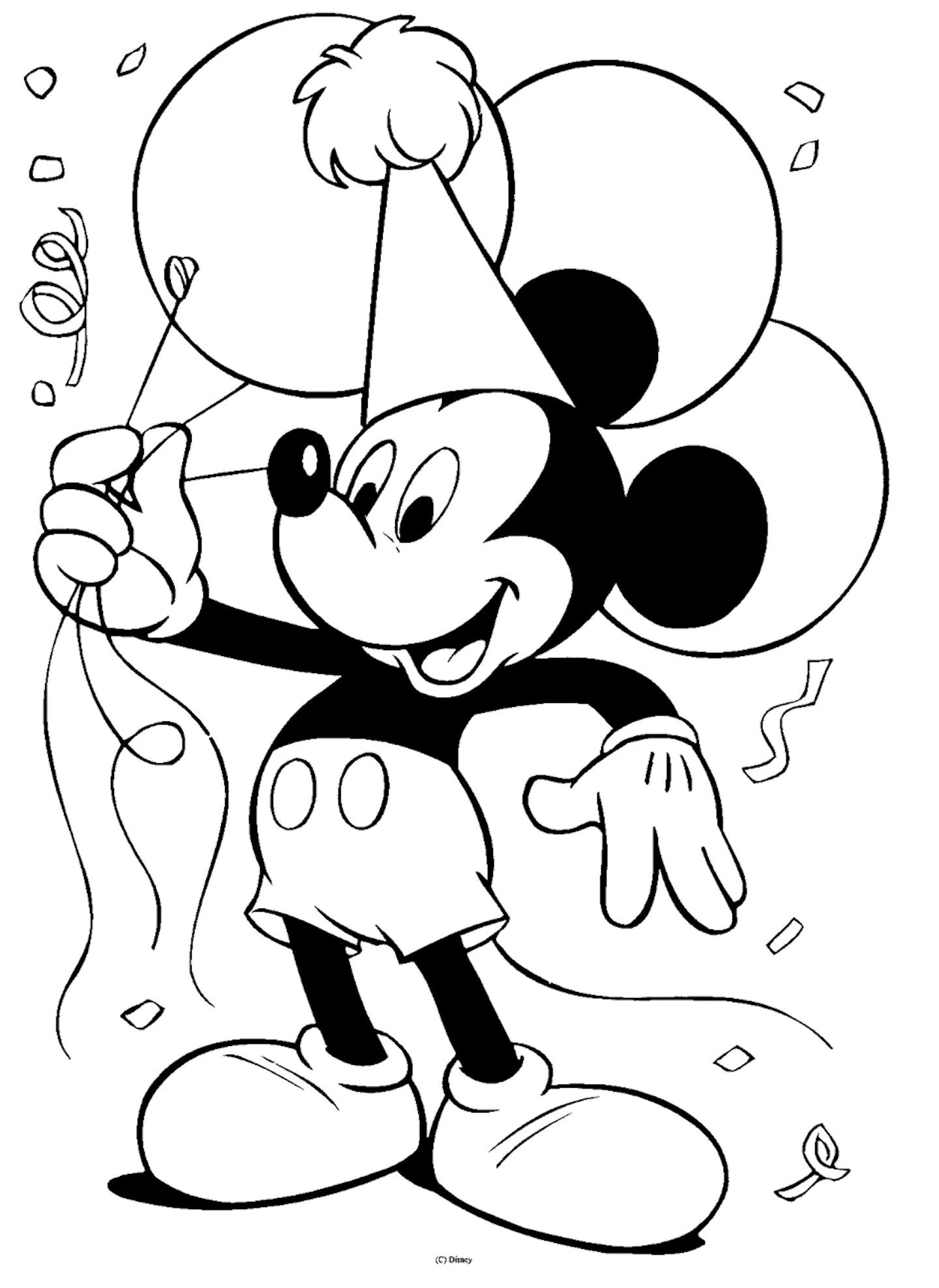 Mickey Mouse Coloring Pages 50 Page Coloring Book With Cover Etsy Norway