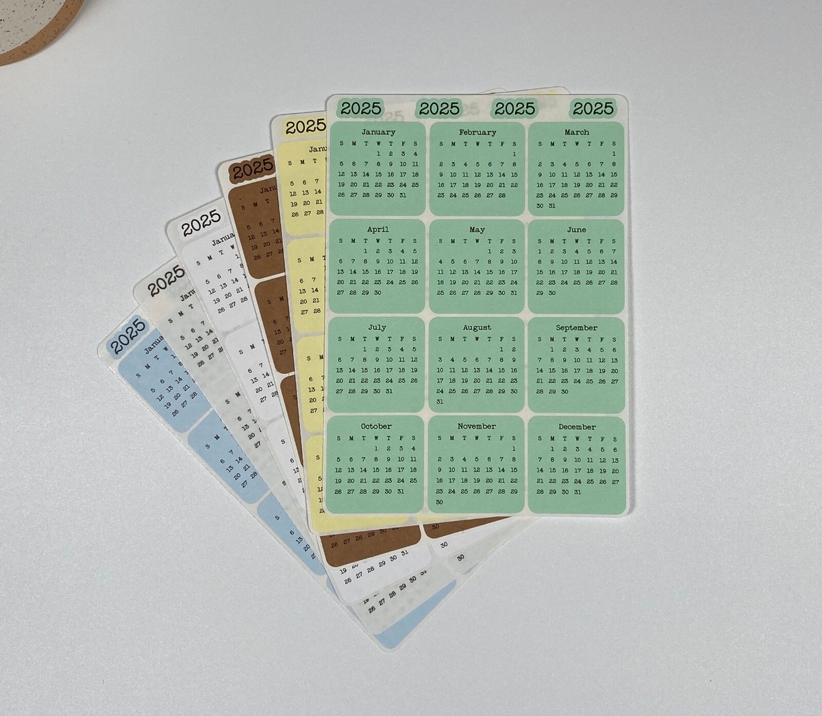 calendar stickers for planners