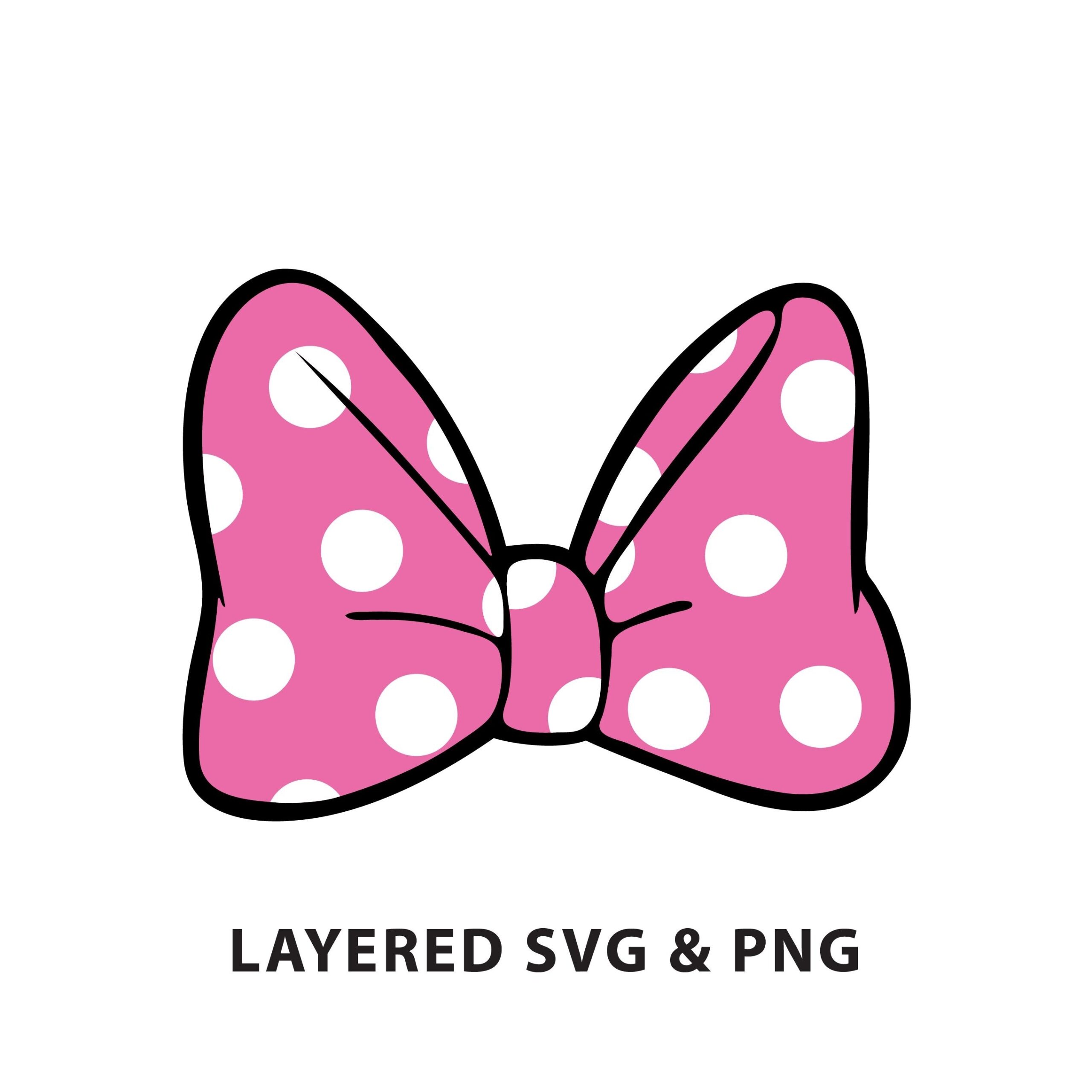 Minnie Mouse Bow Png Etsy