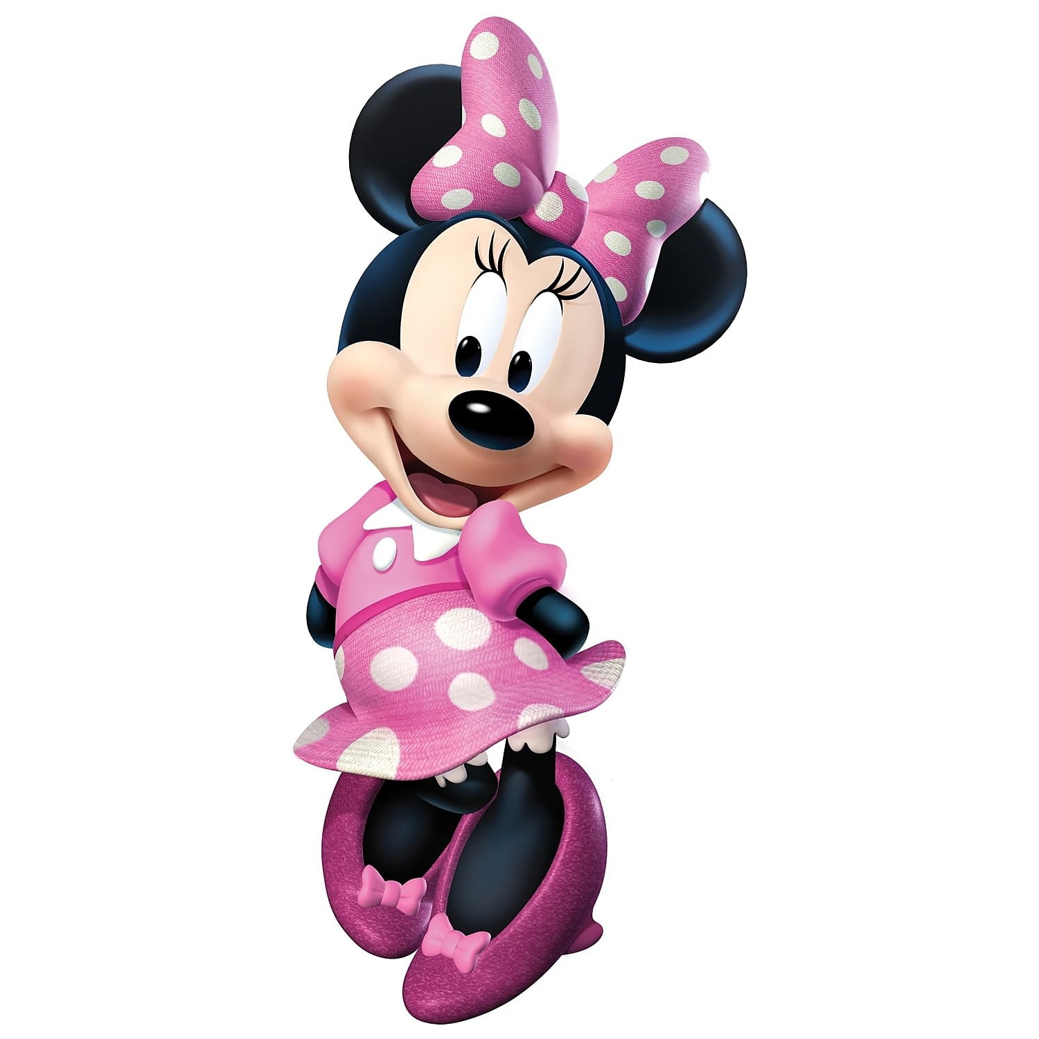 Minnie Mouse Bow tique Giant Wall Decal Kids Room Decor Stickers Walmart