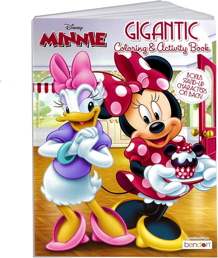 Minnie Mouse Coloring Book Gigantic Size Fun Bendon Inc 0805219463321 Amazon Books