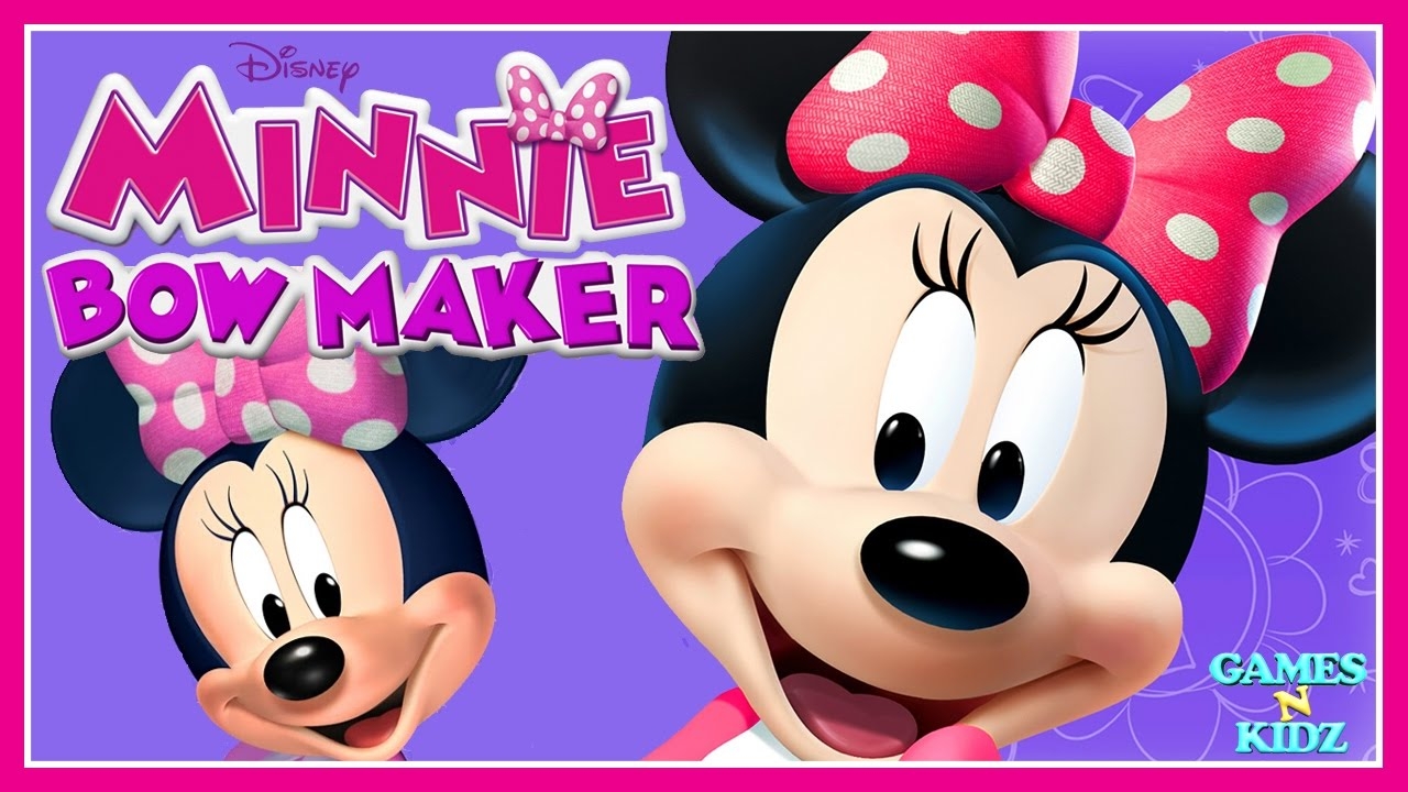 Minnie Mouse Minnie s Bow Maker Disney Junior App For Kids YouTube