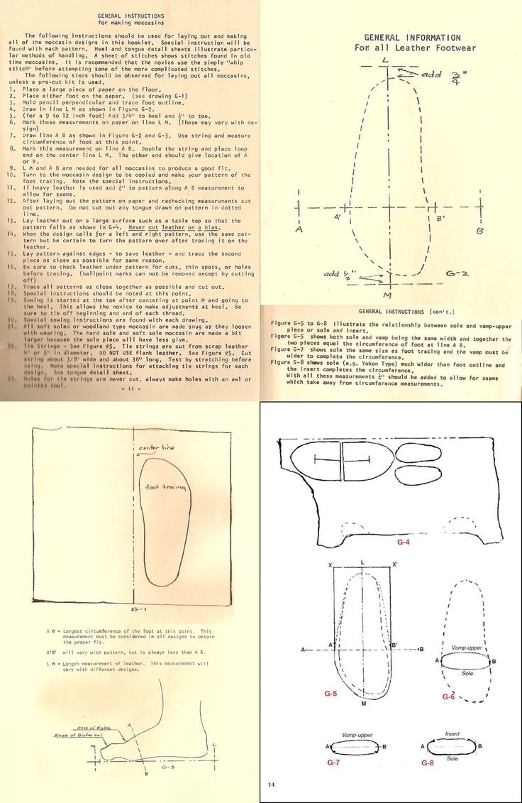 Moccasin General Instructions