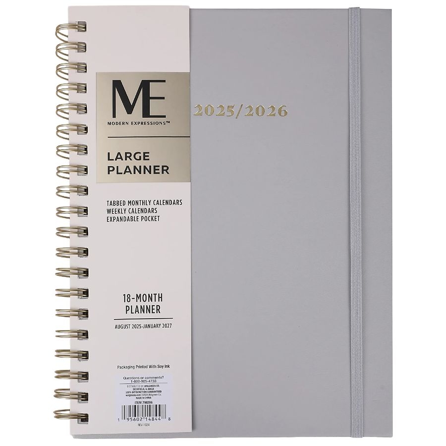 18 month monthly planner