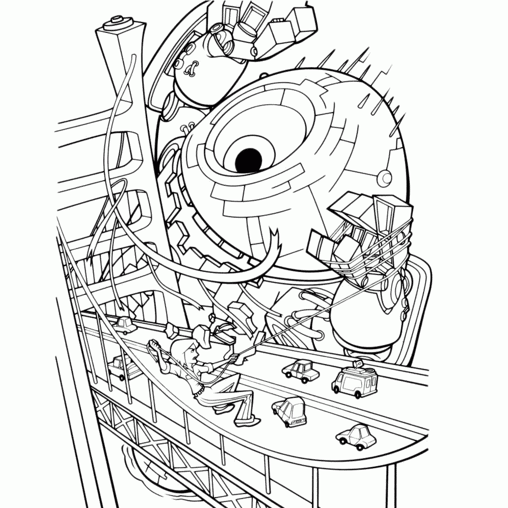 monsters and aliens coloring pages