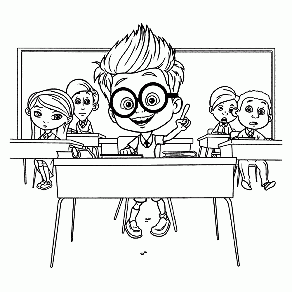 Mr Peabody And Sherman Coloring Pages Best Coloring Pages For Kids