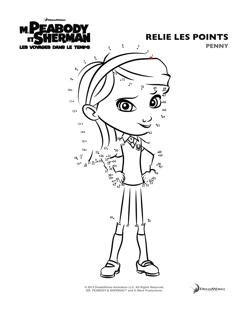 Mr Peabody And Sherman Time Travel Image To Download And Color Mr Peabody Sherman Coloring Pages