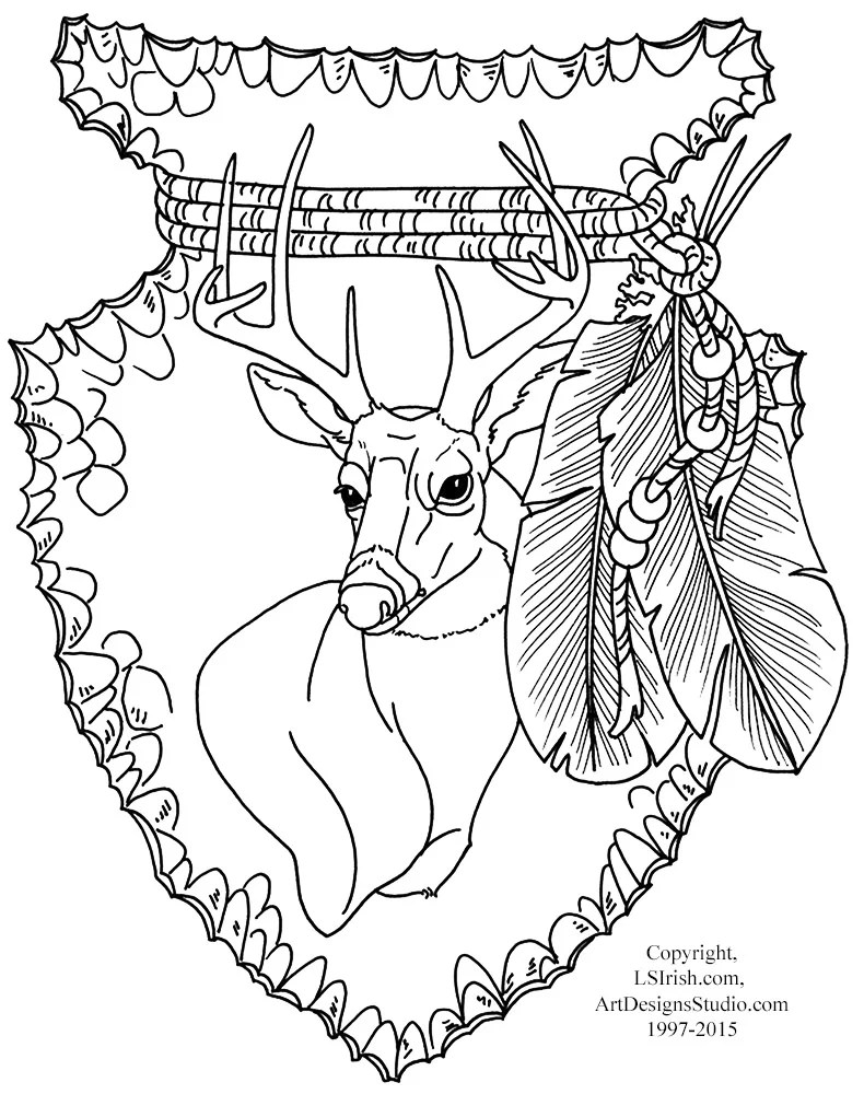 Mule Deer Relief Carving Free Project By Lora Irish LSIrish