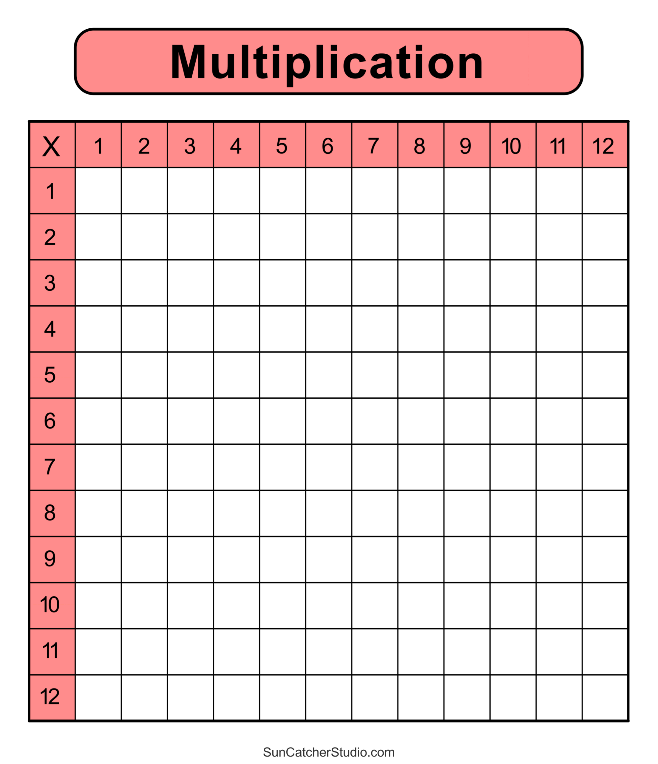 multiplication sheet generator