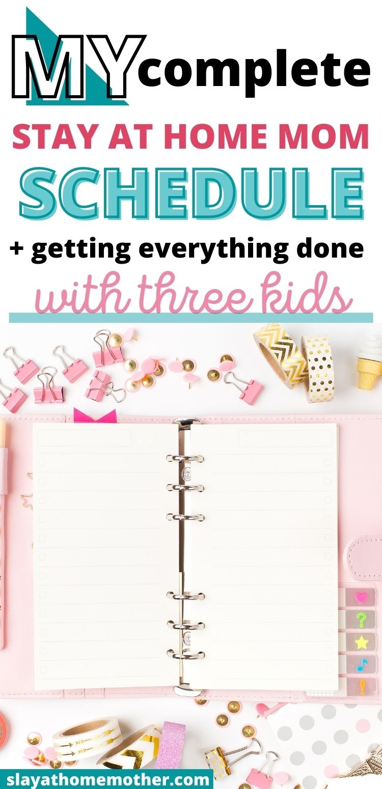 My All Day Stay At Home Mom Schedule Slay At Home Mother