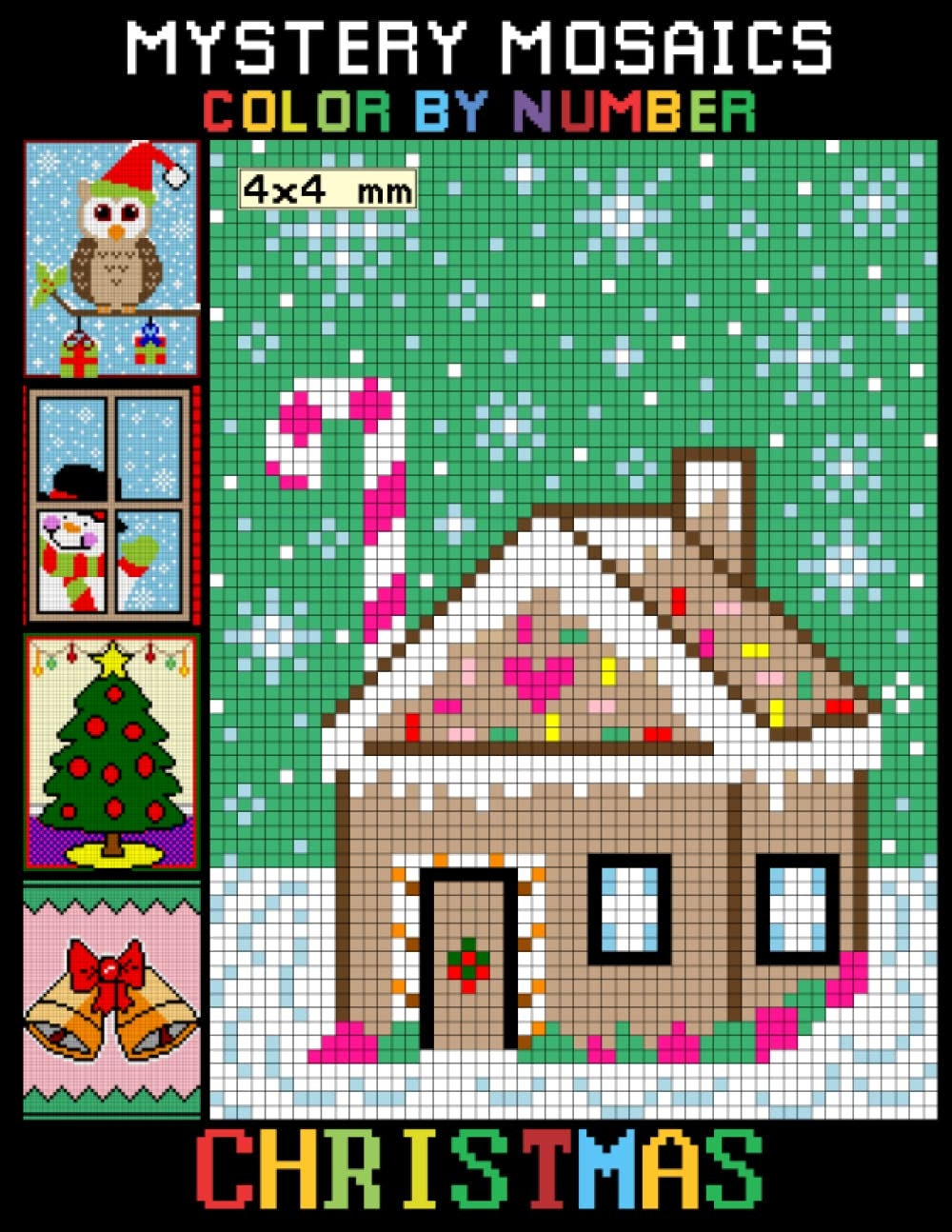 Mystery Mosaics Color By Number Christmas Large Ghana Ubuy