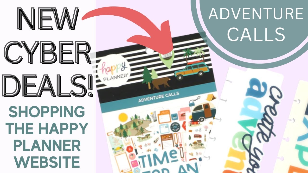 NEW CYBER DEAL FROM THE HAPPY PLANNER ADVENTURE CALLS TRAVEL BUNDLE YouTube