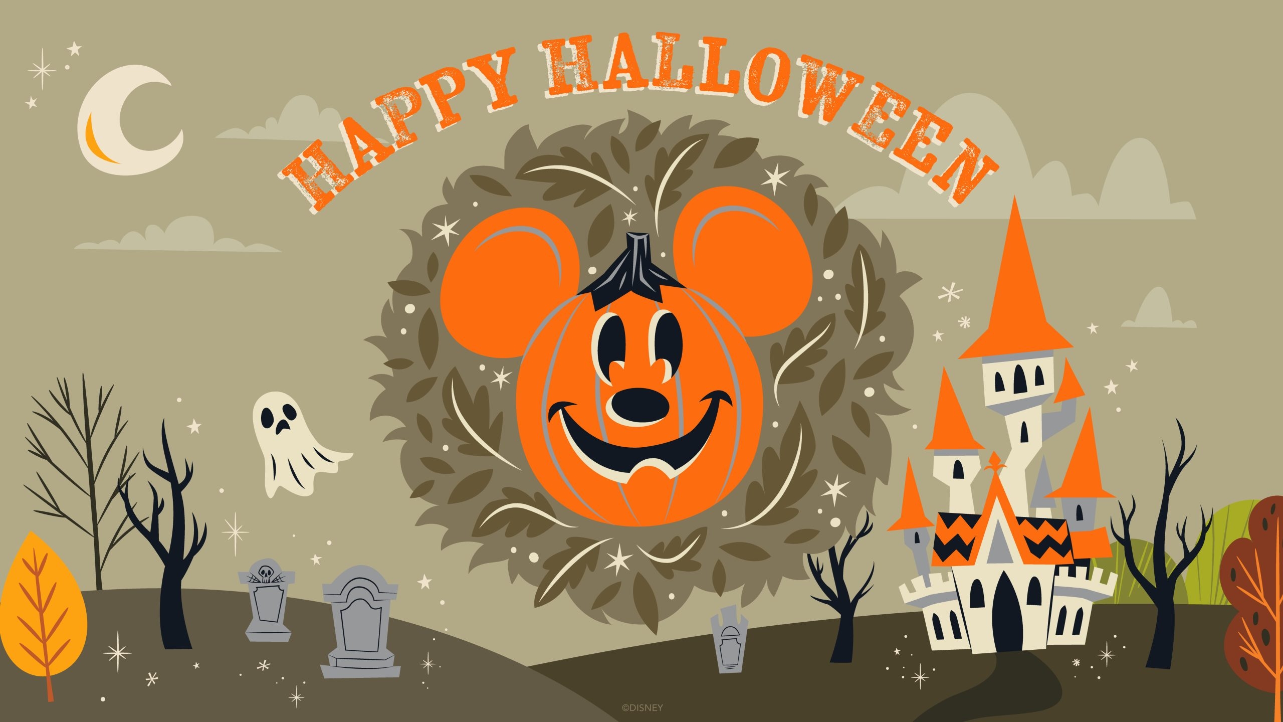 New Disney Fall And Halloween Wallpapers For 2024 Disney Parks Blog
