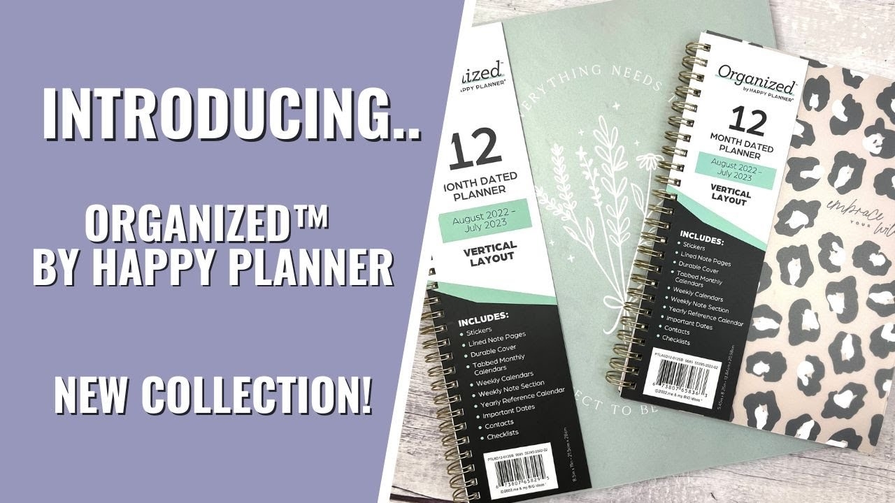 NEW Organized By Happy Planner YouTube