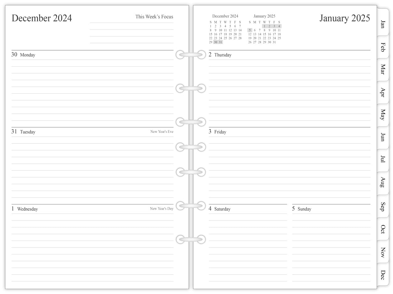 2025 planner weekly and monthly