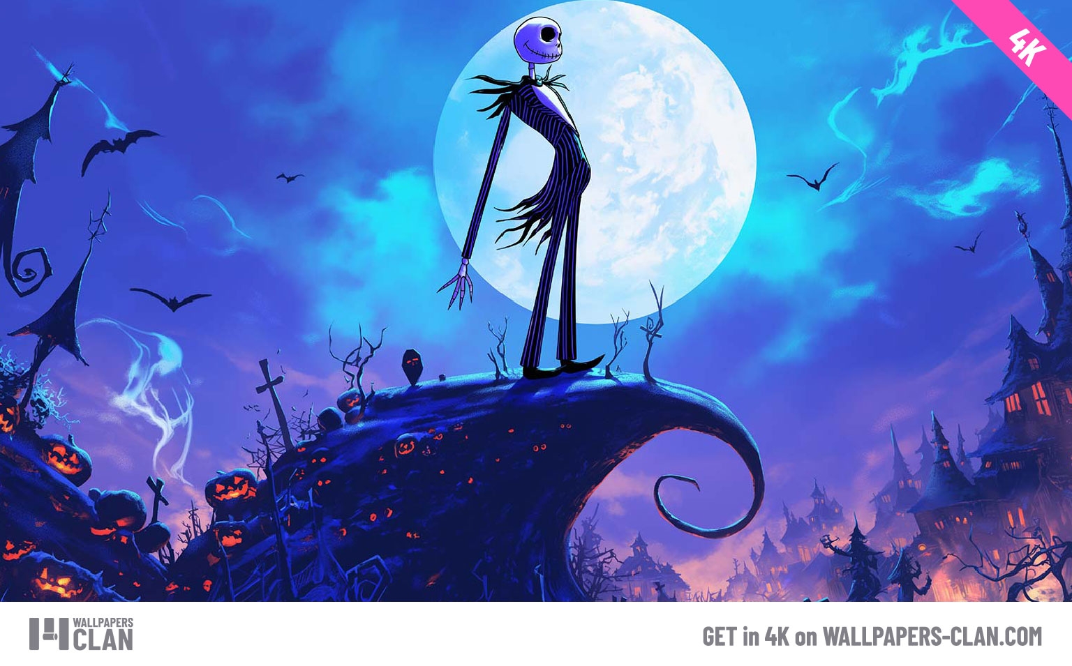 Nightmare Before Christmas Jack Skellington Desktop Wallpaper