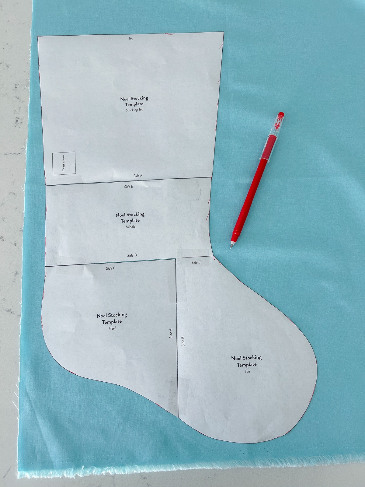stocking printable pattern
