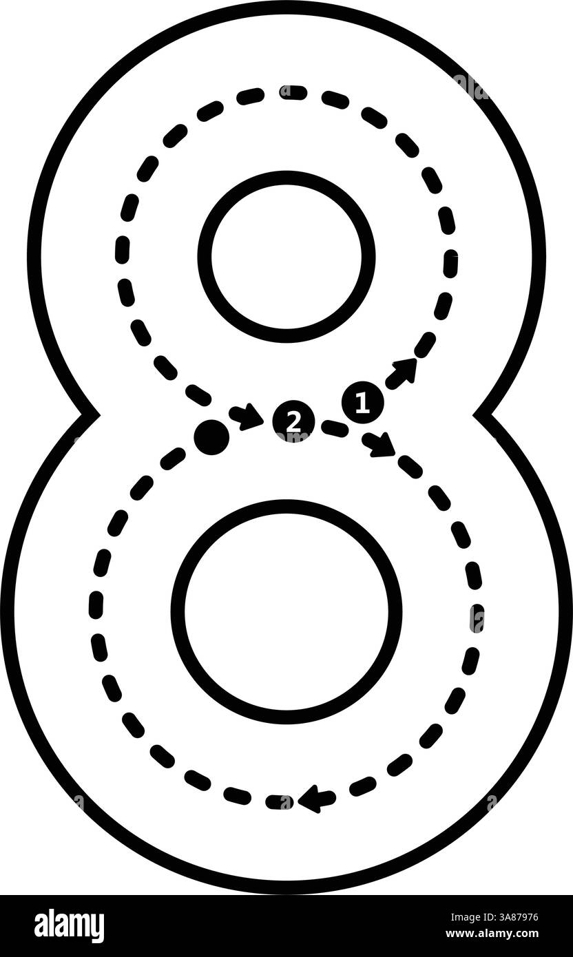 preschool number 8 worksheets