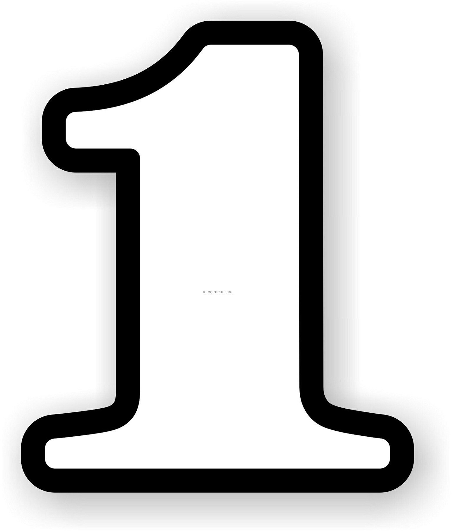 Number One Printable